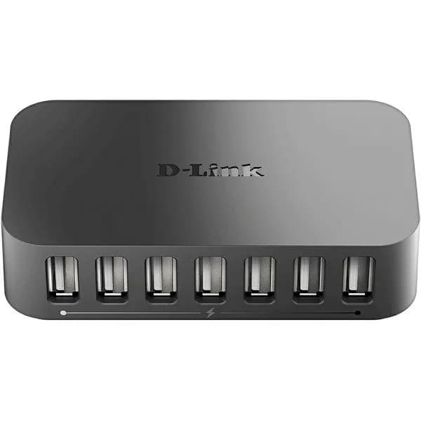 USB Hub D-Link DUB-H7/E, 7xUSB-A 2.0, crni