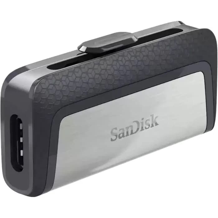 USB stick Sandisk Ultra Dual Drive, USB 3.1, 128GB, Gray