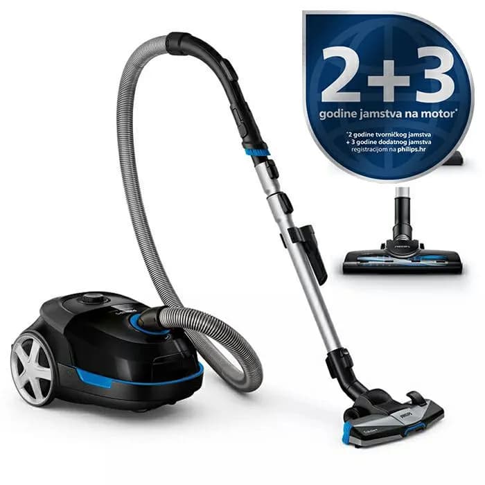 Usisavač Philips Performer Active FC8578/09, 4L, 900W, crno-plavi