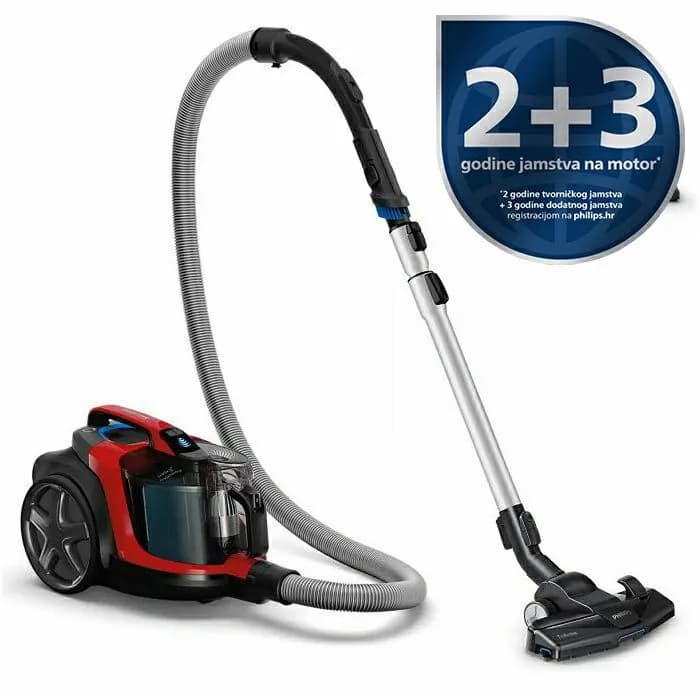 Usisavač Philips PowerPro Expert FC9729/09, 2L, 900W, crno-crveni