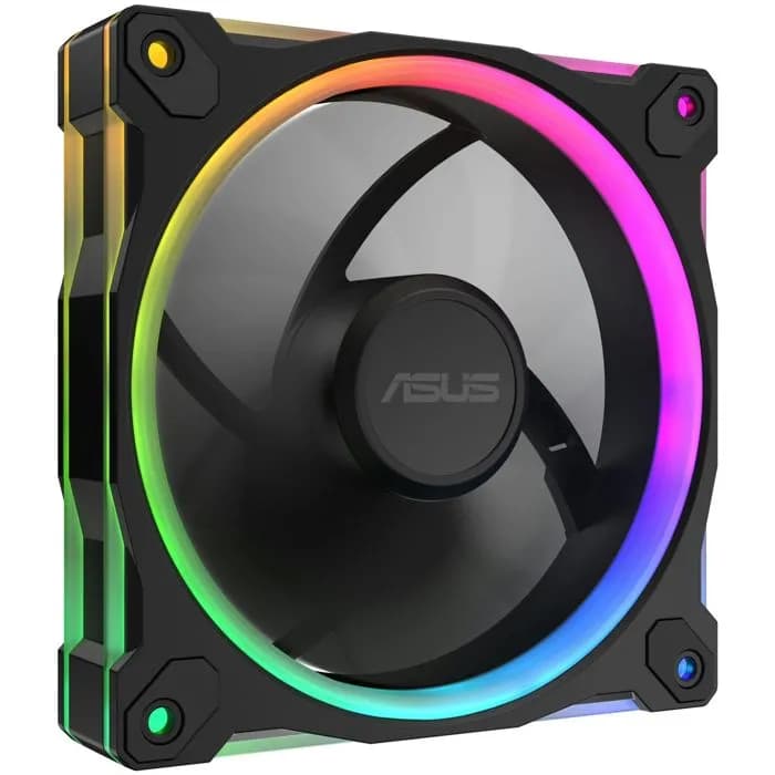 Ventilator za kućište Asus Prime MR120 ARGB Reverse Blade, 120mm, ARGB, PWM, crni