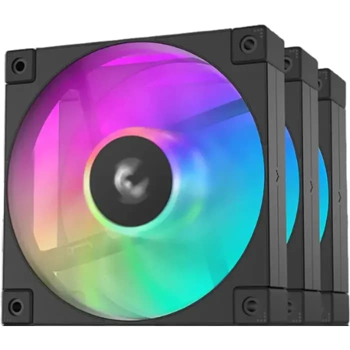 Ventilator za kućište DeepCool FD12 ARGB, 120mm, PWM, crni (3 komada)