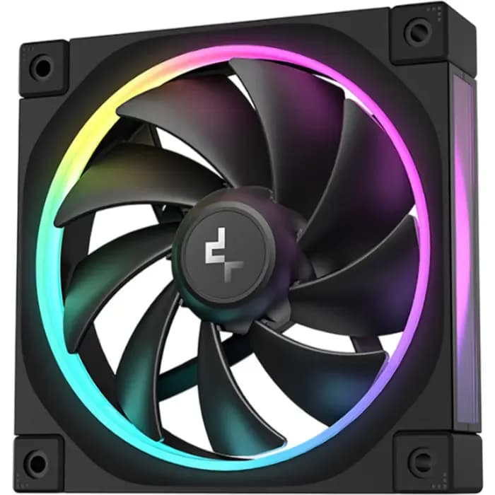 Ventilator za kućište DeepCool FL12, 120mm, ARGB, PWM, crni