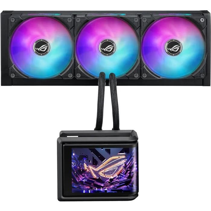Vodeno hlađenje Asus ROG Ryuo IV SLC 360 ARGB, 3x120mm, Intel i AMD, crno