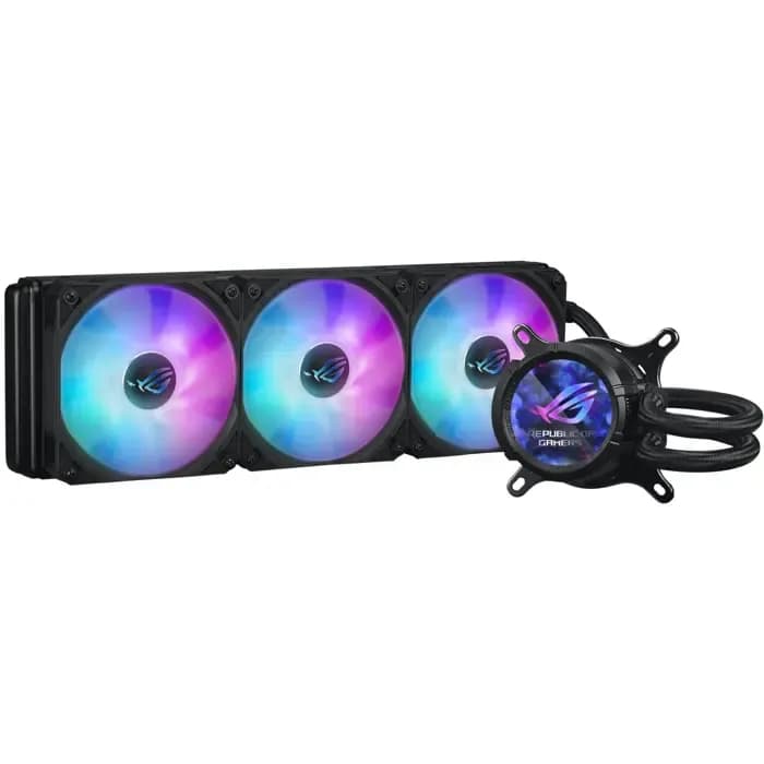 Vodeno hlađenje Asus ROG Strix LC III 360 ARGB LCD, 3x120mm, Intel i AMD, crno
