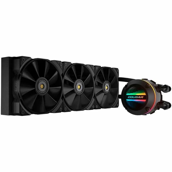 Vodeno hlađenje Cougar Poseidon GT 360, 3x120mm, Intel i AMD, crno