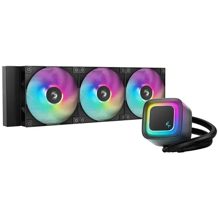 Vodeno hlađenje DeepCool LE360 V2, 3x120mm ARGB, Intel i AMD, crno