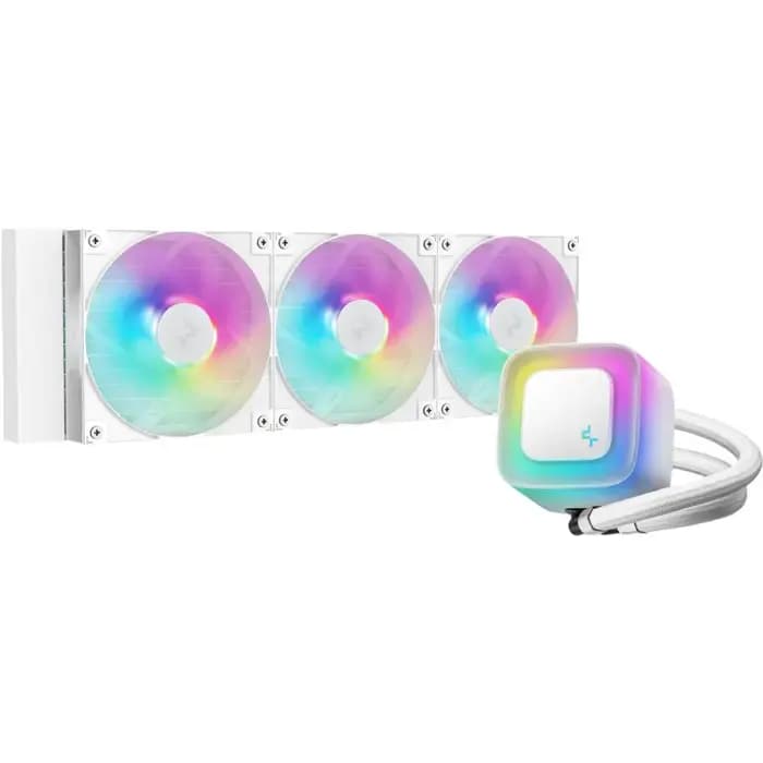 Vodeno hlađenje DeepCool LE360 WH V2, 3x120mm ARGB, Intel i AMD, crno