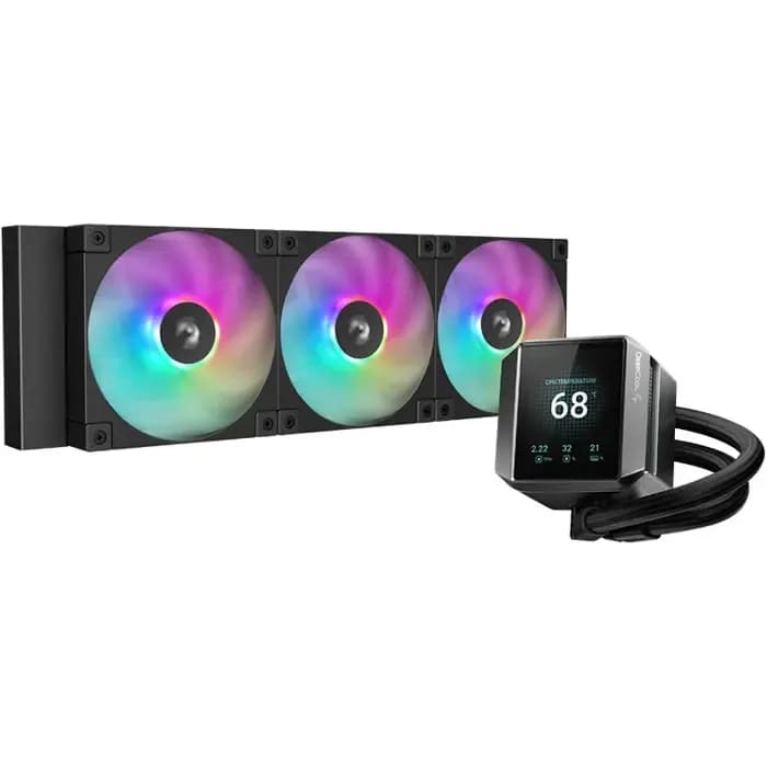 Vodeno hlađenje DeepCool Mystique 360 ARGB, 3x120mm, Intel i AMD, crno