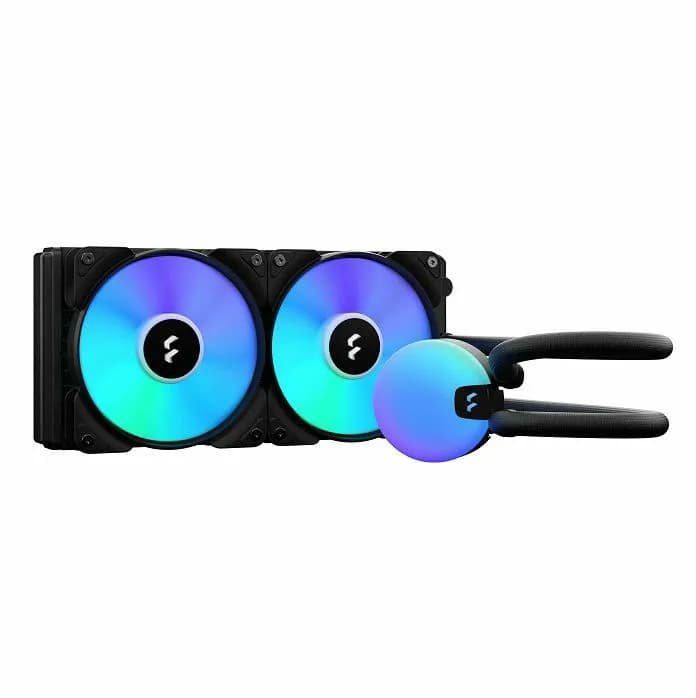 Vodeno hlađenje Fractal Lumen S24 RGB v2, 2x120mm, Intel i AMD, crno