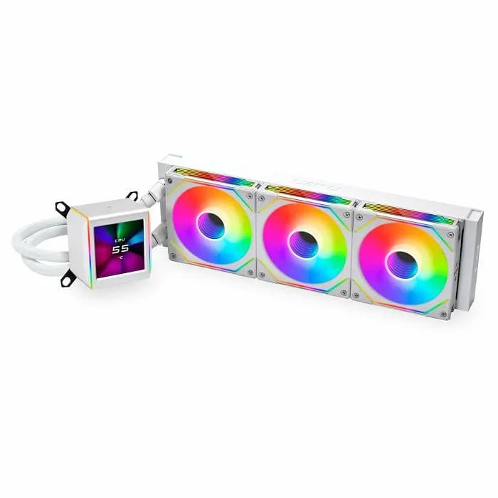 Vodeno hlađenje Lian Li Galahad II LCD SL-INF, 3x120mm ARGB, Intel i AMD, bijelo
