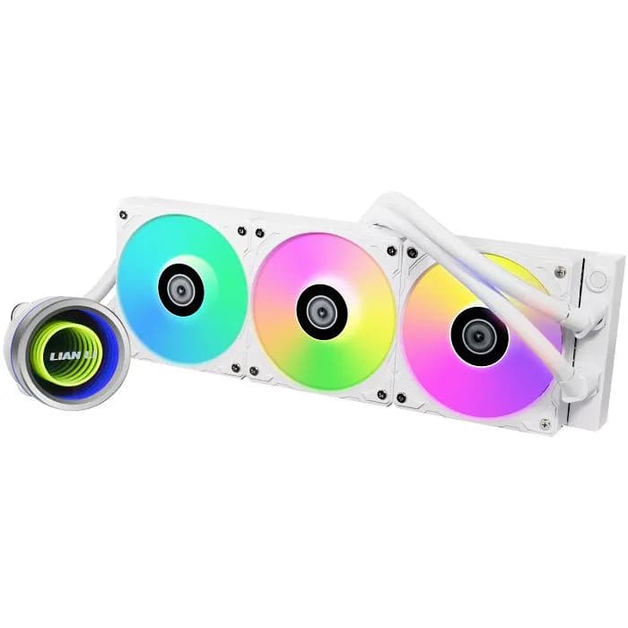 Vodeno hlađenje Lian Li Galahad II Trinity 360, 3x120mm ARGB, Intel i AMD, bijelo