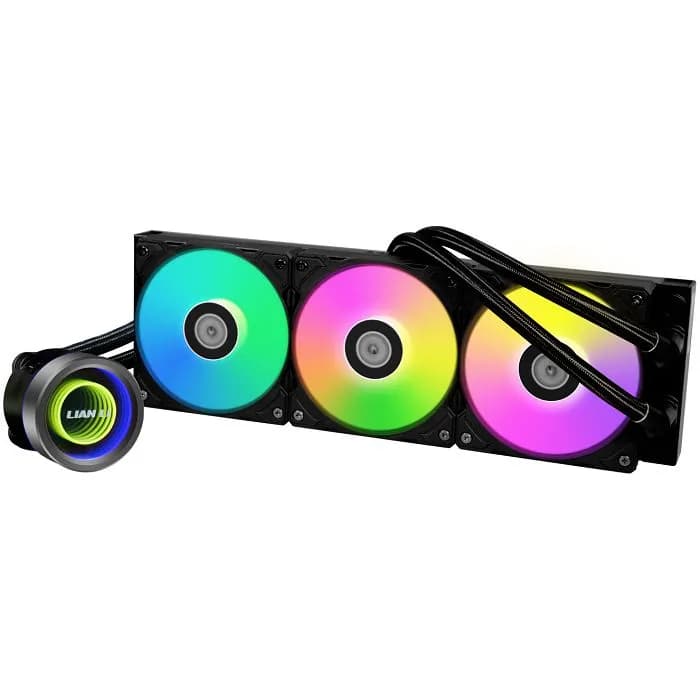 Vodeno hlađenje Lian Li Galahad II Trinity 360, 3x120mm ARGB, Intel i AMD, crno