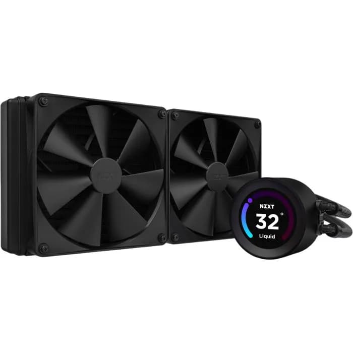 Vodeno hlađenje NZXT Kraken Elite 280, 2x140mm, Intel i AMD, crno