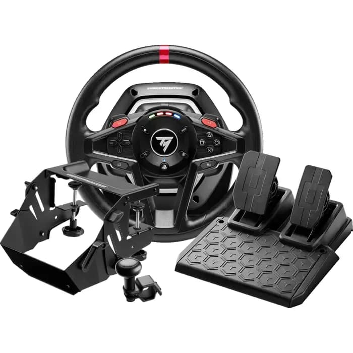Volan Thrustmaster T128-P Simtask Pack, PC, PS4, PS5, crni + pedale