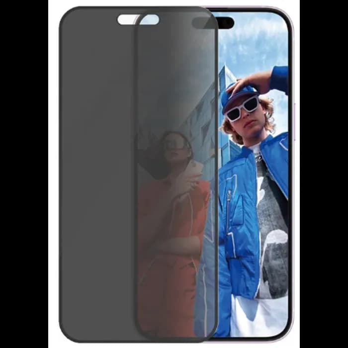 Zaštitno staklo za mobitel PanzerGlass Privacy Ultra-Wide Fit, za Apple iPhone 15 Plus i 16 Plus + aplikator