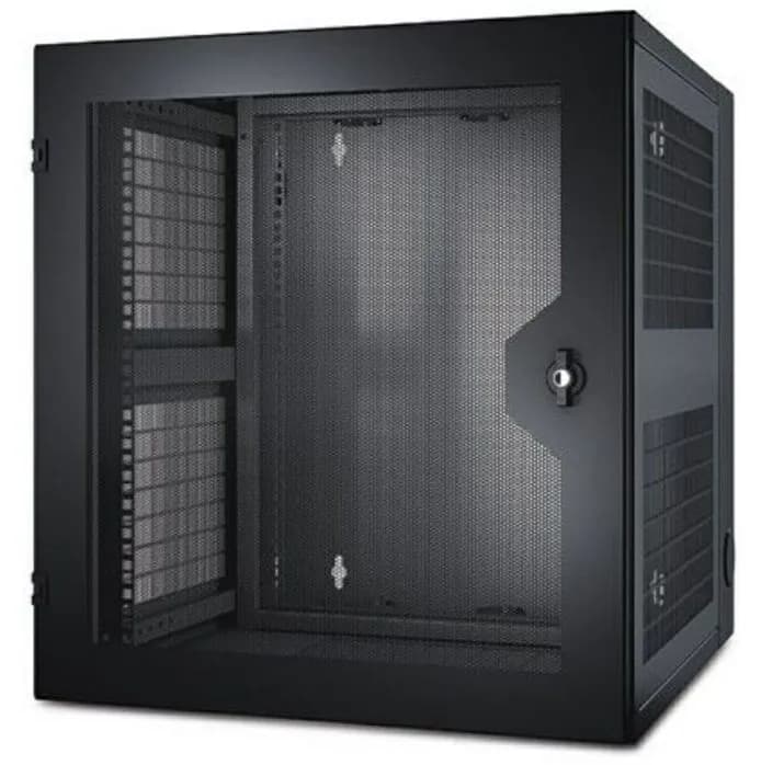 Zidni mrežni ormar APC NetShelter WX AR100HD, 13U Vented Front Door, Black