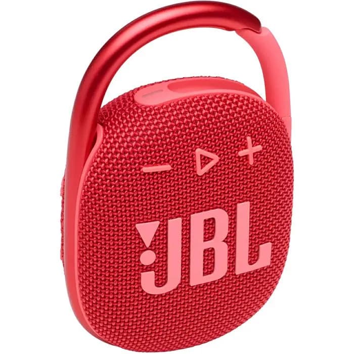 Zvučnik JBL Clip 4, bežični, bluetooth, vodootporan IP67, 5W, crveni, JBLCLIP4RED