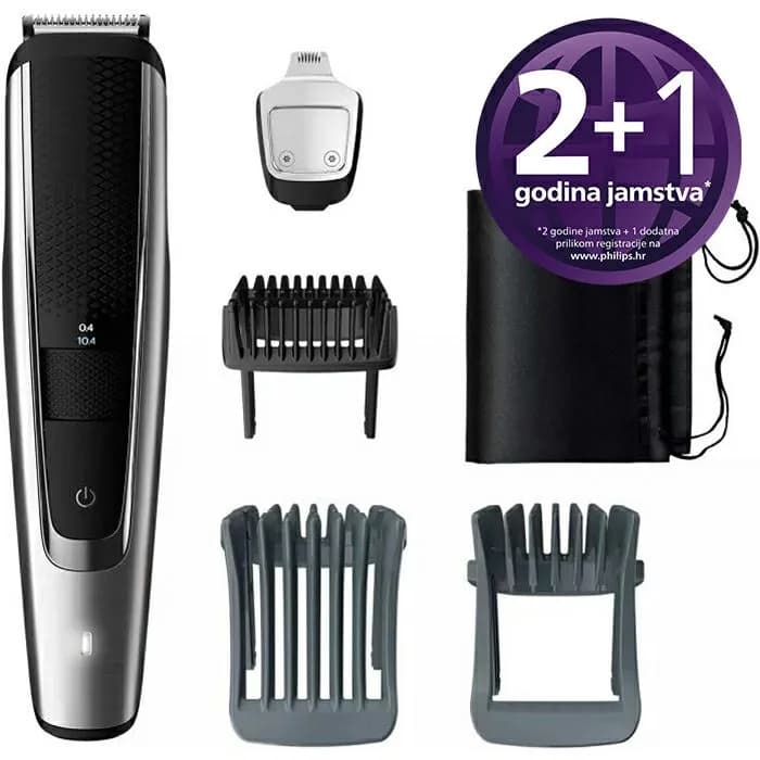 Šišač za bradu Philips Beardtrimmer 5000 Series BT5522/15, srebrni