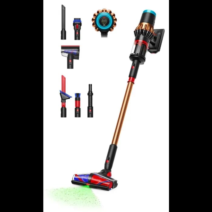 Štapni usisavač Dyson V16 Piston Animal + Komplet za detaljno čišćenje D1199, bežični, bez vrećice, 1300ml, 900W, Matte black/Copper