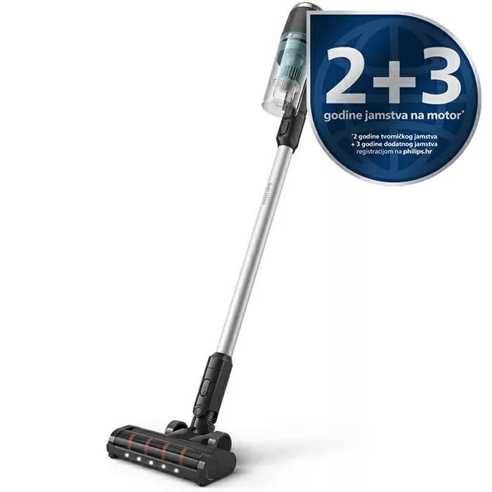 Štapni usisavač Philips 3000 Series XC3031/01, bežični, bez vrećice, crni