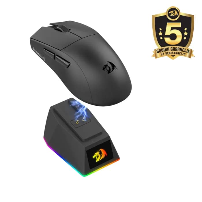 Miš Redragon King Ultra M999, bežični, gaming, 3200DPI, crni