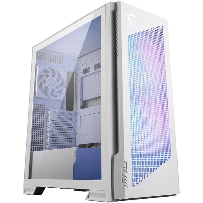 Kućište MSI MPG Velox 300R Airflow PZ, Mid tower, kaljeno staklo, bez napajanja, E-ATX, bijelo