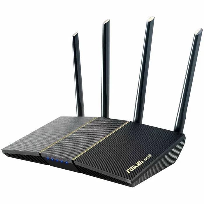 Router Asus RT-AX57, AX3000, WiFi 6, Dual band 2.4GHz/5GHz, 1×WAN, 4×LAN