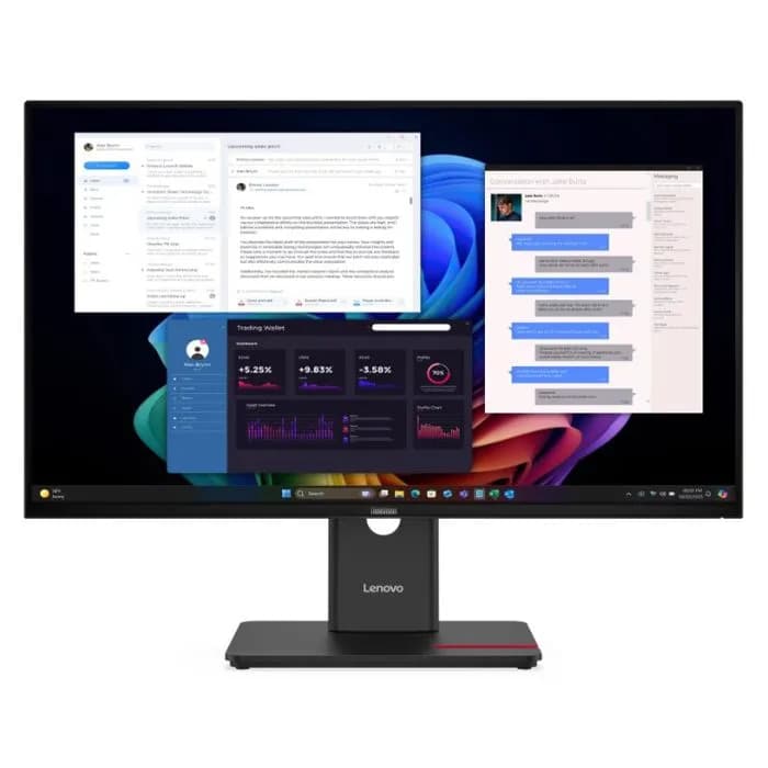 Monitor Lenovo 27" ThinkVision T27UD-40 IPS, HDR10, HDMI, DP, 3xUSB 3.2, 2xUSB-C, RJ45, Pivot, 4K
