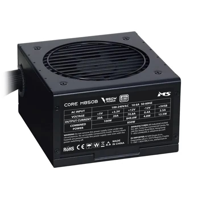 Napajanje MS Core M850B, 850W, 80+ Bronze, ATX