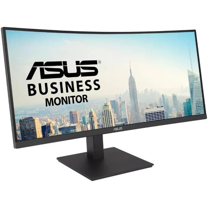 Monitor Asus 34" VA34VCPSR, VA, Adaptive-Sync 100Hz, HDR10, HDMI, DP, 3xUSB 3.2, USB-C, RJ45, Zvučnici, Zakrivljeni 1500R, 3440x1440