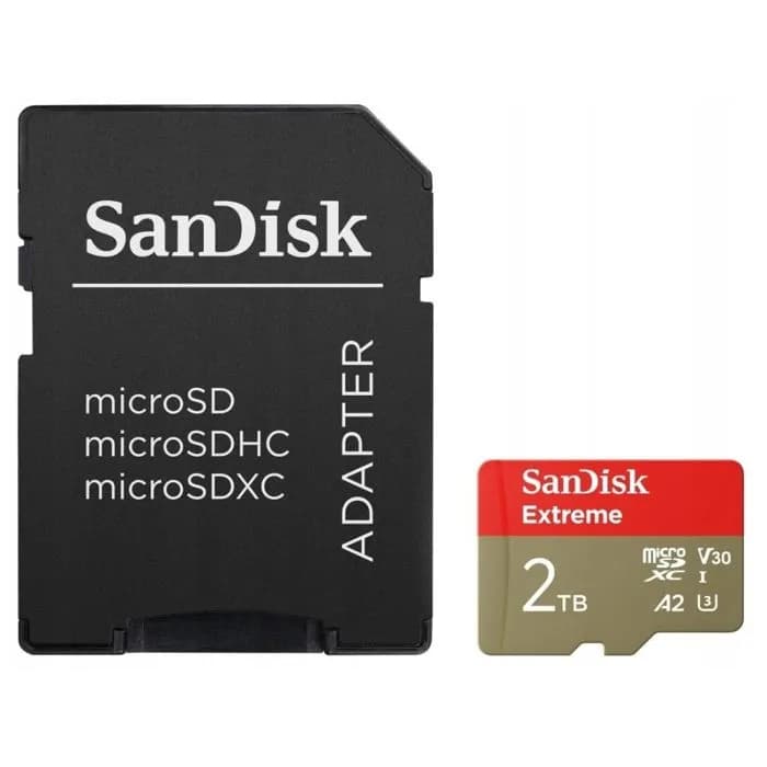 Memorijska kartica Sandisk Extreme, microSDXC, XC Class 10, 2TB + SD Adapter