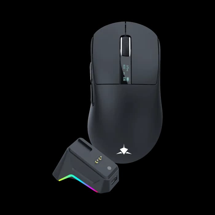 Miš White Shark WGM-5023 Gawain, bežični, gaming, 12000 DPI, crni
