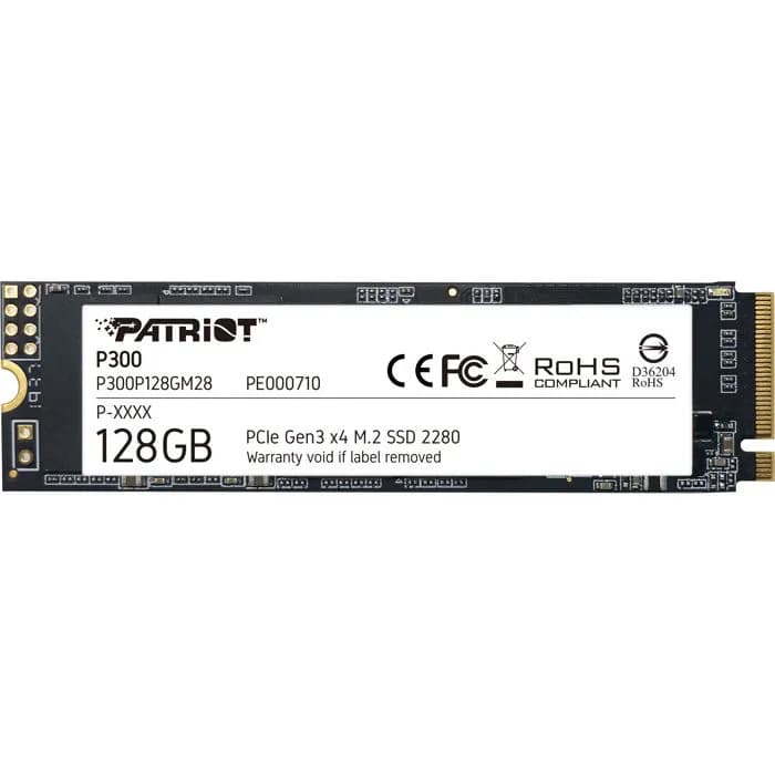 SSD Patriot P300, 128GB, M.2 NVMe PCIe Gen3, R1600/W600