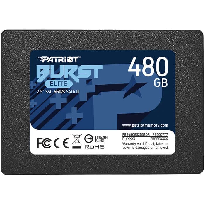 SSD Patriot Burst Elite, 2.5", 480GB, SATA3 6Gb/s, R450/W320