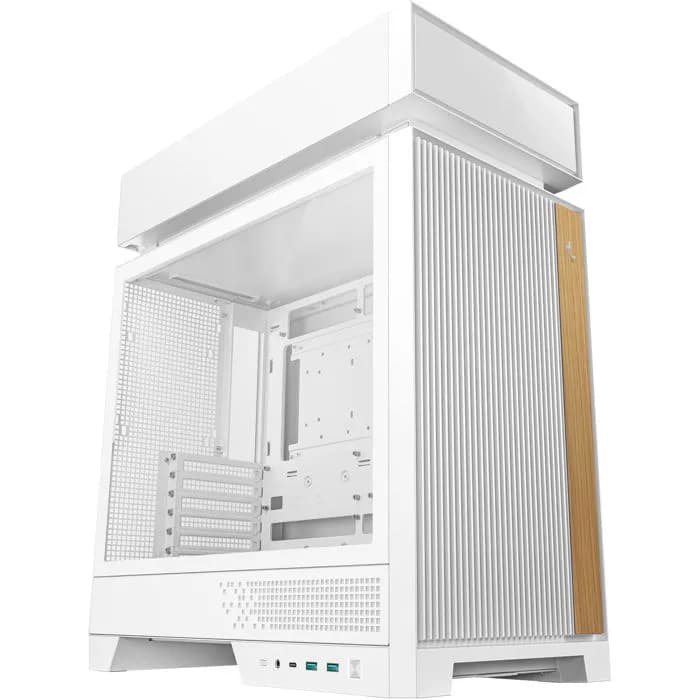 Kućište DeepCool CL660 WH, Midi tower, kaljeno staklo, bez napajanja, ATX, bijelo