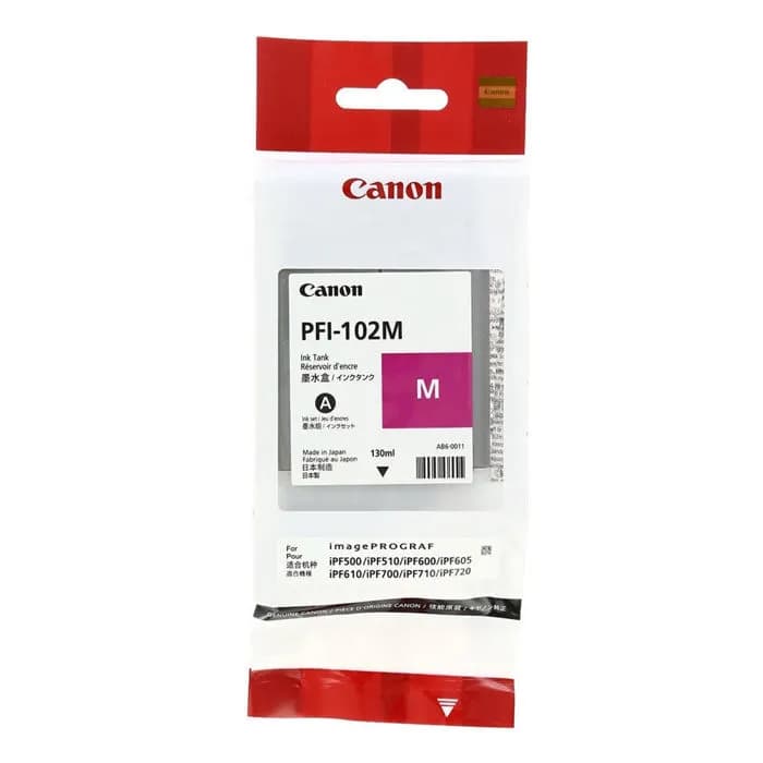 Tinta Canon PFI-102, Magenta