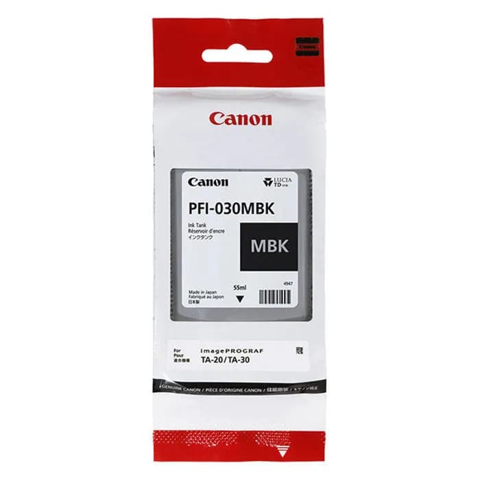 Tinta Canon PFI-030, Matt Black