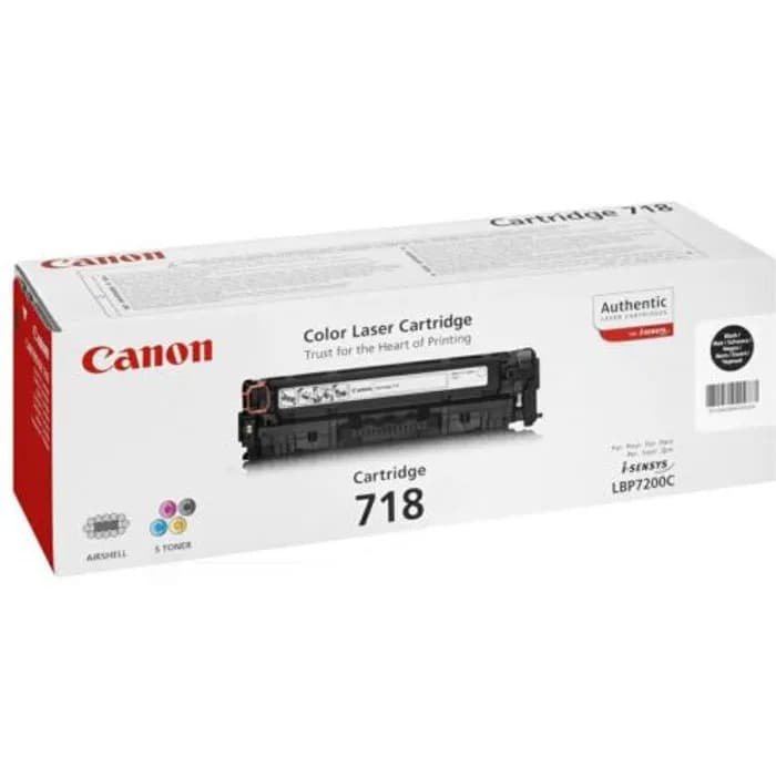 Toner Canon CRG-718Bk, Black