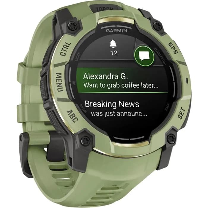 Pametni sat Garmin Instinct 3 Amoled, 50mm, zeleni
