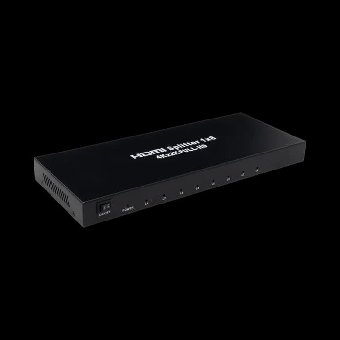 HDMI splitter SBOX, 8xHDMI 1.4 (Ž), Black