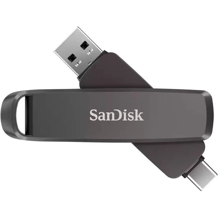USB stick Sandisk Extreme Pro Dual Drive, USB 3.2, 512GB, Black