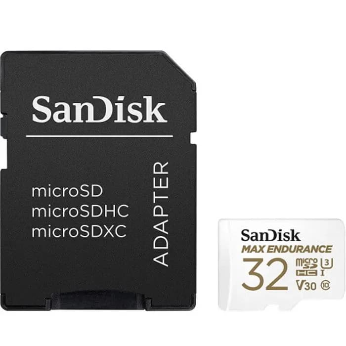 Memorijska kartica Sandisk Max Endurance, microSDHC, HC Class 10, 32GB + SD Adapter