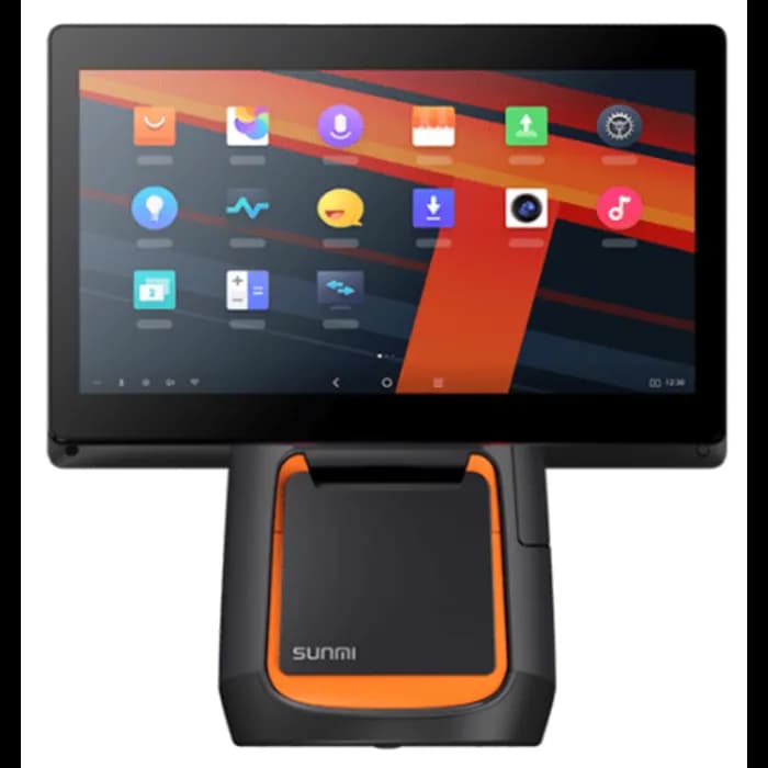 Terminal Sunmi T2s, 39.6 cm (15,6''), Android, black, orange