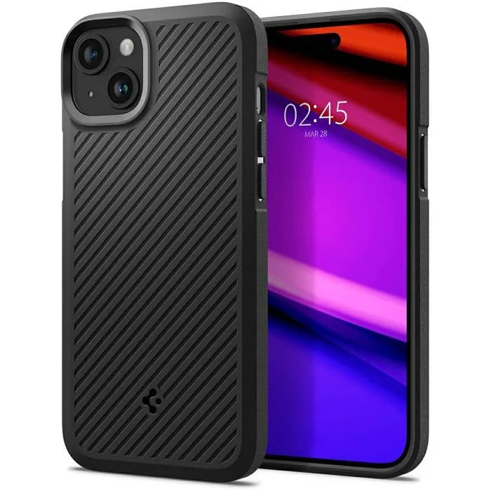 Maskica za mobitel Spigen Core Armor, za Apple iPhone 15 Plus, mat Black