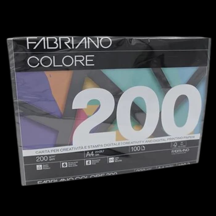 Papir Fabriano Colore A4, 200g, 100 listova