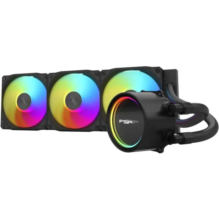 Vodeno hlađenje FSP AE36-B, 3x120mm ARGB, Intel i AMD, crno
