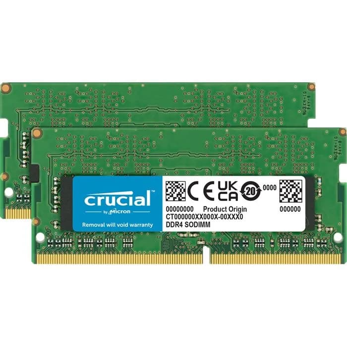 Memorija za prijenosna računala Crucial CT2K32G4SFD832A, SO-DIMM, 64GB (2x32GB), DDR4 3200MHz, CL22