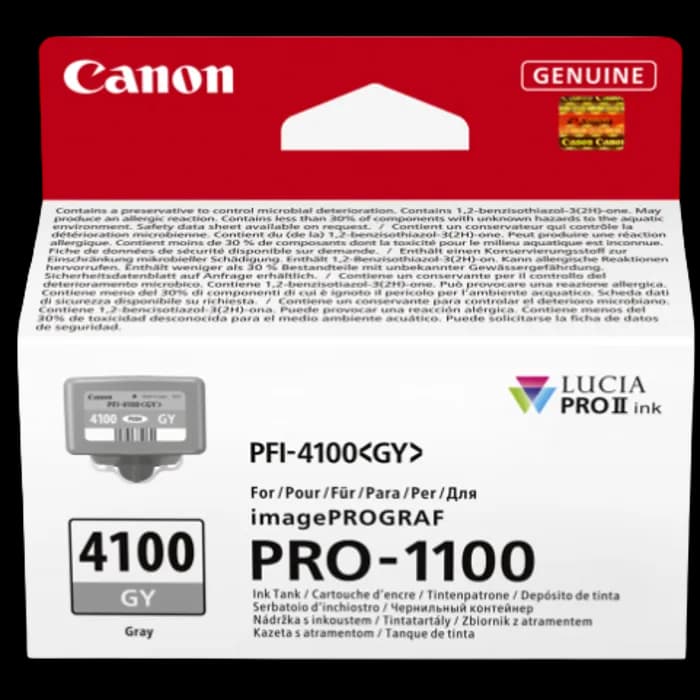 Tinta Canon PFI-4100GY, 6783C001, Gray