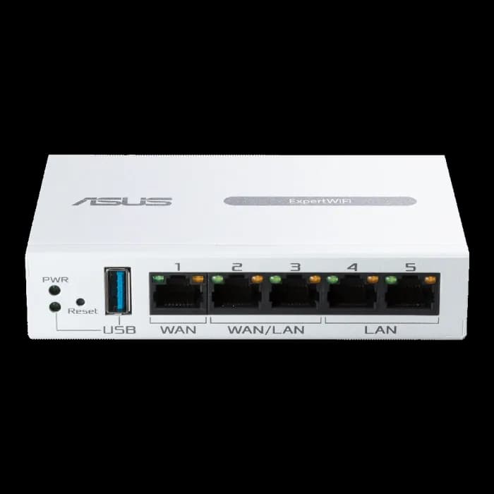 Router Asus ExpertWiFi EBG15, 2xLAN/WAN, 1×WAN, 2×LAN, Mesh WiFi System